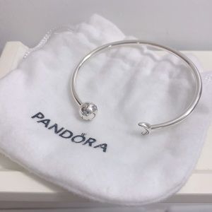 Brand New Pandora Moon & Stars Open Bangle